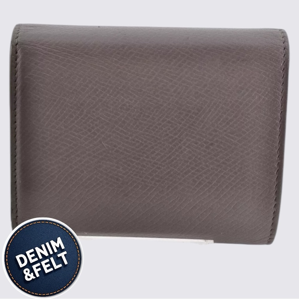 CELINE Women’s Small  Tri-Fold Wallet Leather | Color: Greige | w/Box & Bag 🩶🩶 - Picture 13 of 14